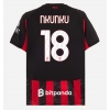 Camisa de Futebol AC Milan Christopher Nkunku #18 Equipamento Principal 2025-26 Manga Curta